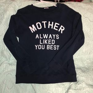 GREAT quality navy blue crew neck